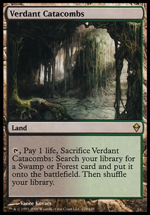 MTG English Verdant Catacombs NM Normal Zendikar - Image 1 of 1