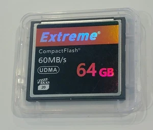Extreme CompactFlash CF Memory Card 64GB UDMA 60MB/s - Picture 1 of 2