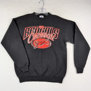 VTG Cincinnati Bengals Sweatshirt Crewneck Logo Athletic 90's NFL Men’s Medium - Picture 1 of 7