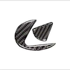 True Carbon Fiber Steering Wheel Emblem Filler Decal For Lexus IS GS ES RX - Picture 1 of 2