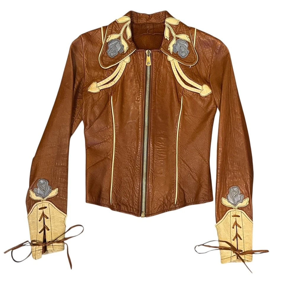 Chaqueta de rodeo East West Musical Instruments Co años 70 San Francisco rara Foto 1 de 4