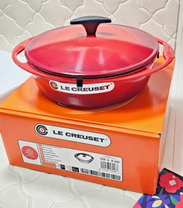 Vintage Le Creuset Risottotopf 24cm 2,75Qt ROT Cocotte Sensation Multifunktion - Bild 1 von 11