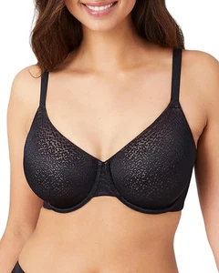 WACOAL Back Appeal Unlined Full Coverage Underwire Bra BLACK 44DDD - Picture 1 of 8