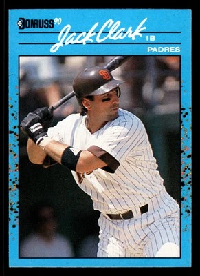 Jack Clark 1990 Donruss Best of the NL #109 San Diego Padres - Image 1 of 2