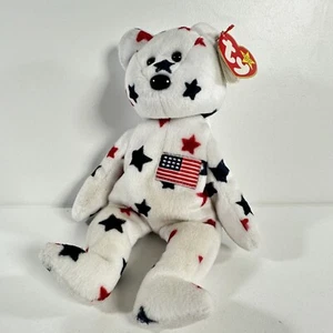 Ty Beanie Baby Retired 1997 Glory Bear RARE! with ERRORS! - Picture 1 of 11