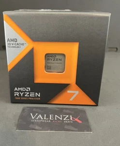 AMD Ryzen 7 7800X3D 4.2GHz 8 Core 16 Thread Gaming Desktop Processor New Sealed - Afbeelding 1 van 4