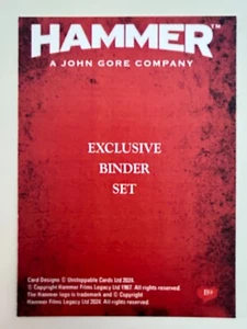 HAMMER PLATIN SAMMLUNG 9: EXKLUSIVER BINDER SET KARTE: B9 (FRANKENSTEIN) - Bild 1 von 2