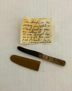 Gero Messen ROESTVRU (Stainless Steel) Little Dutch Knife with Pre-Owner Note. - Picture 1 of 12