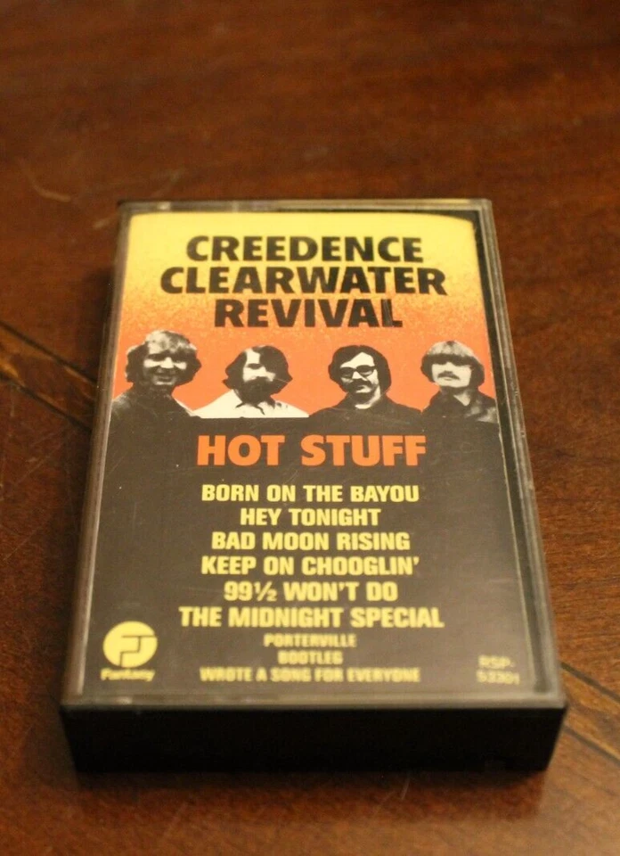 Creedence Clearwater Revival ~ Hot Stuff ~ 1987 Fantasy Cassette - Image 1 of 1