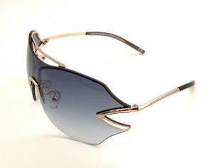 Vintage IL Blasco Vidivici Gold Sunglasses Fini Junior Shield NOS Italy - Picture 1 of 12