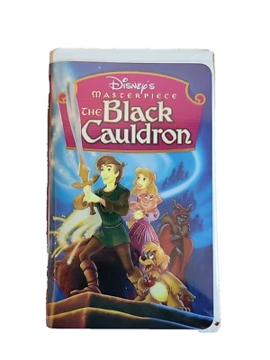 The Black Cauldron VHS Tape 1998 Disney Clamshell Foto 1 de 4