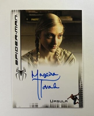 URSULA - MAGEINA TOVAH 2007 SPIDER-MAN 2 Rittenhouse AUTO AUTOGRAPH CARD - Image 1 of 2