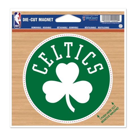 WinCraft Boston Celtics 5'' Die-Cut Car Magnet Cover