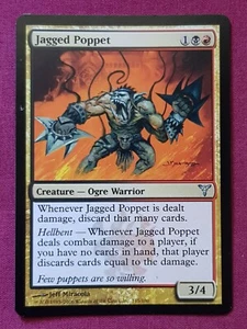 Magic The Gathering DISSENSION JAGGED POPPET black/red card MTG - Picture 1 of 2