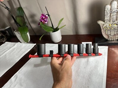 Wright Tool 6 Point Standard Impact Socket Set 6 Piece 1/2" Drive SAE 415 - Image 1 of 4