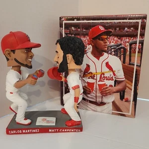 MATT CARPENTER & CARLOS MARTINEZ DOUBLE BOBBLEHEAD St. Louis Cardinals SGA 2017 - Picture 1 of 8