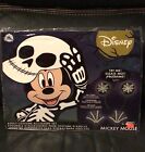 New Mickey Mouse Adult Costume Accessory Set Light Up Skeleton Ears & Gloves