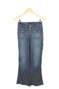 MISS SIXTY Jeans Wide Fit Damen Blau Gr. W24 Casual Look