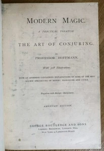 1880s Professor Hoffmann Modern Magic Practical Treatise on the Art of Conjuring - Picture 1 of 23