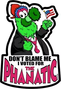 Philadelphia Phillies Phanatic Sticker gestanzt - Bild 1 von 2