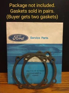 (2) OEM FORD WATER PUMP GASKETS C5AZ-8507-A vintage inventory  - Picture 1 of 5