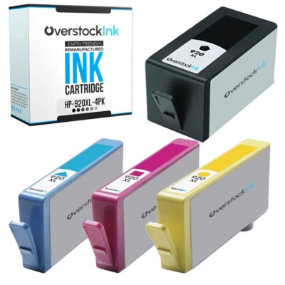 920XL 920 XL  Ink Cartridges Fits HP Officejet 6000 7000 7500A 6500A Pro 6500 - Image 1 of 3