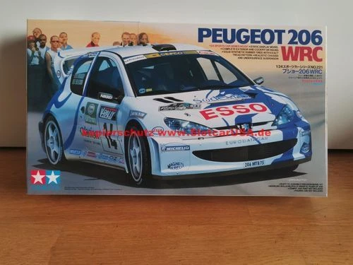 Peugeot 206 WRC Tamiya 24221 1/24 Kit montaggio