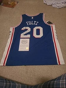 Nike 76ers Markelle Fultz Signed Inscribed #1 Pick S 52 Jersey UDA COA J000017 - Picture 1 of 5