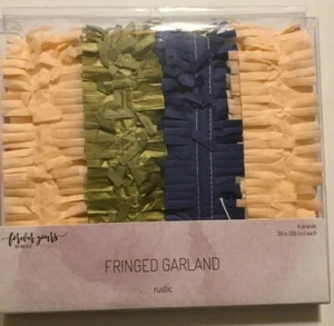 Ghirlanda con frange rustica 4 fili 39 in ciascuno di Nicole - Foto 1 di 2