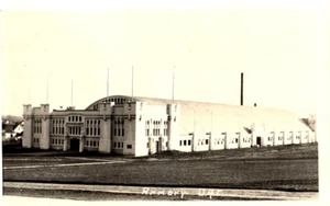 OAC ARMORY corvallis or real photo postcard rppc oregon agricultural college - Picture 1 of 2