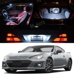For Subaru BRZ BR-Z Premium Xenon White LED Light Lamp Bulb Interior Package Kit - Picture 1 of 1