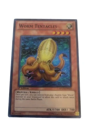 Yu-Gi-Oh! TCG Worm Tentacles Hidden Arsenal 25 HA03-EN023 1st Edition Super Rare - Image 1 of 4