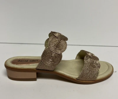 Sandalias para mujer David Tate Honey Slide, talla 8,5 W Foto 1 de 4