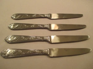 Pfaltzgraff CAROLYN Dinner KNIFE Knives Set of 4 Stainless Flatware - Picture 1 of 4