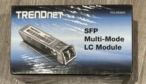 Brand New! TRENDnet TEG-MGBSX SFP Multi-Mode LC Module (550m) - Picture 1 of 6