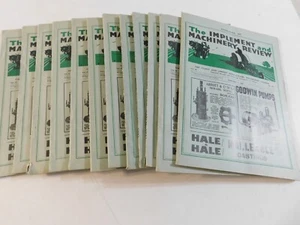 1941 THE IMPLEMENT & MACHINERY FARM REVIEW MAGAZIN VOLLES JAHR 12 AUSGABEN SELTENER SATZ - Bild 1 von 24