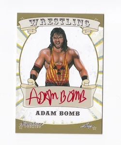 Leaf Signature Series Wrestling #2 2016 bomba automática tinta roja - Imagen 1 de 2