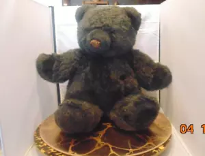 Applause Vintage 1985 dunkelbrauner Teddybär 22 Zoll Plüschtier 4158 Wallace Berrie - Bild 1 von 8