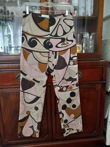 Emilio Pucci Wool Printed Capri 36 Pant - Picture 1 of 7
