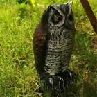 Realistic Owl Hunting Decoy Garden Scarecrow Statue Yard Decor