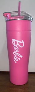 Barbie Quencher 54 Unzen (1600 ml) hellrosa Becher mit Deckel & Strohhalm von Miniso - Bild 1 von 4