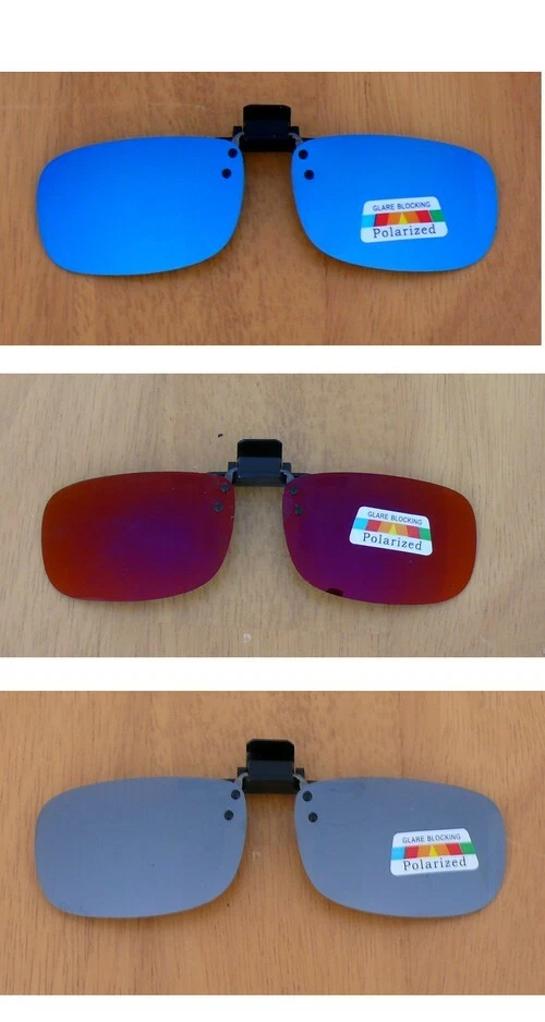 CLIP ON MIROIR POUR LUNETTES SURLUNETTES POLARISANT POLARISE E5PLRV - Photo 1/1