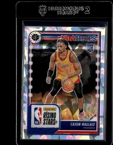 2023-24 Hoops Premium Stock Ice Prizm #281 Cason Wallace RC - Picture 1 of 2