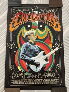 Eric Clapton 2025 World Tour Poster nummeriert #343 von #1360 neuwertig - Bild 1 von 6