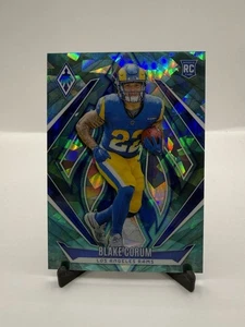2024 Panini Phoenix Football - Blake Corum Teal Ice /7 #158 (RC) - Picture 1 of 8