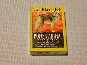 Krafttier Orakel Karten Steven D. Farmer 2004, 44 Karten Deck und Ratgeber - Bild 1 von 9