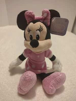 Peluche Minnie Mouse ~ 100 Años Disney ~ Peluche 10" con Etiquetas Originales ~ NUEVO Foto 1 de 4