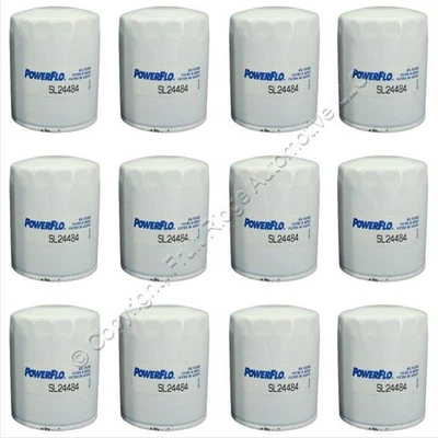 12 filtros de aceite de motor PowerFlo SL24484 repuesto Chevrolet Tracker 1999-2008 Foto 1 de 4
