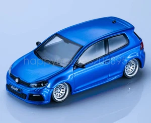 Maxwell 1:64 HEC Azul Golf GTI MK6 BBS Modelo de Coche Deportivo Diecast Metal - Imagen 1 de 6