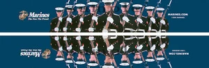 1/87 HO SCALE 53' US MARINES CUSTOM SEMI TRAILER DECAL - Picture 1 of 2